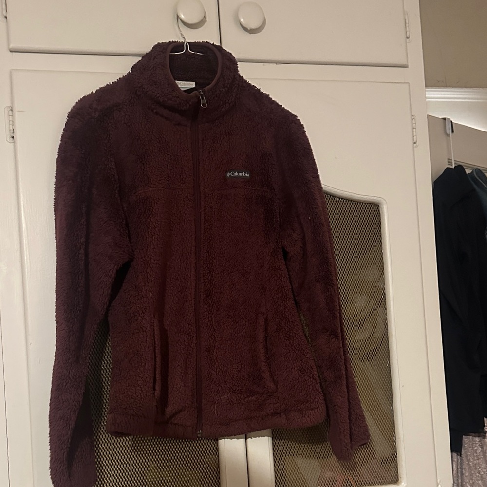 Columbia Women's Burgundy Teddy Jacket